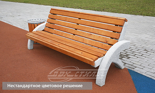 Скамейка на бетонном основании С-78.  �5